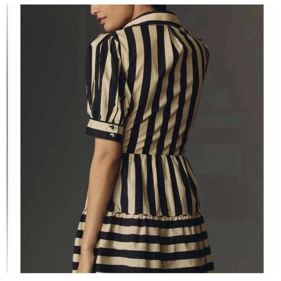 FARM Rio Black and White Striped Dress - Picture 4 of 9